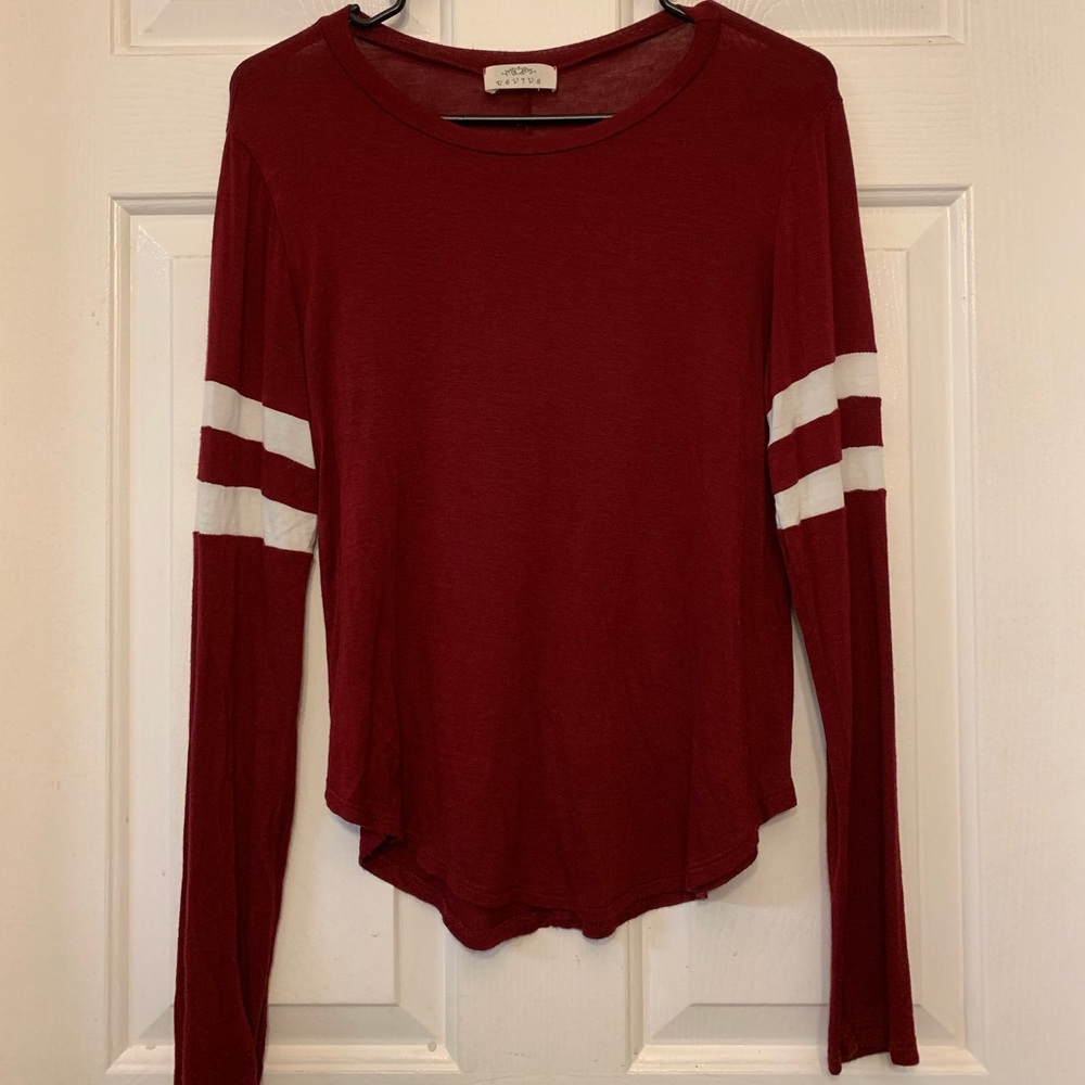 🌻Long sleeve varsity tee